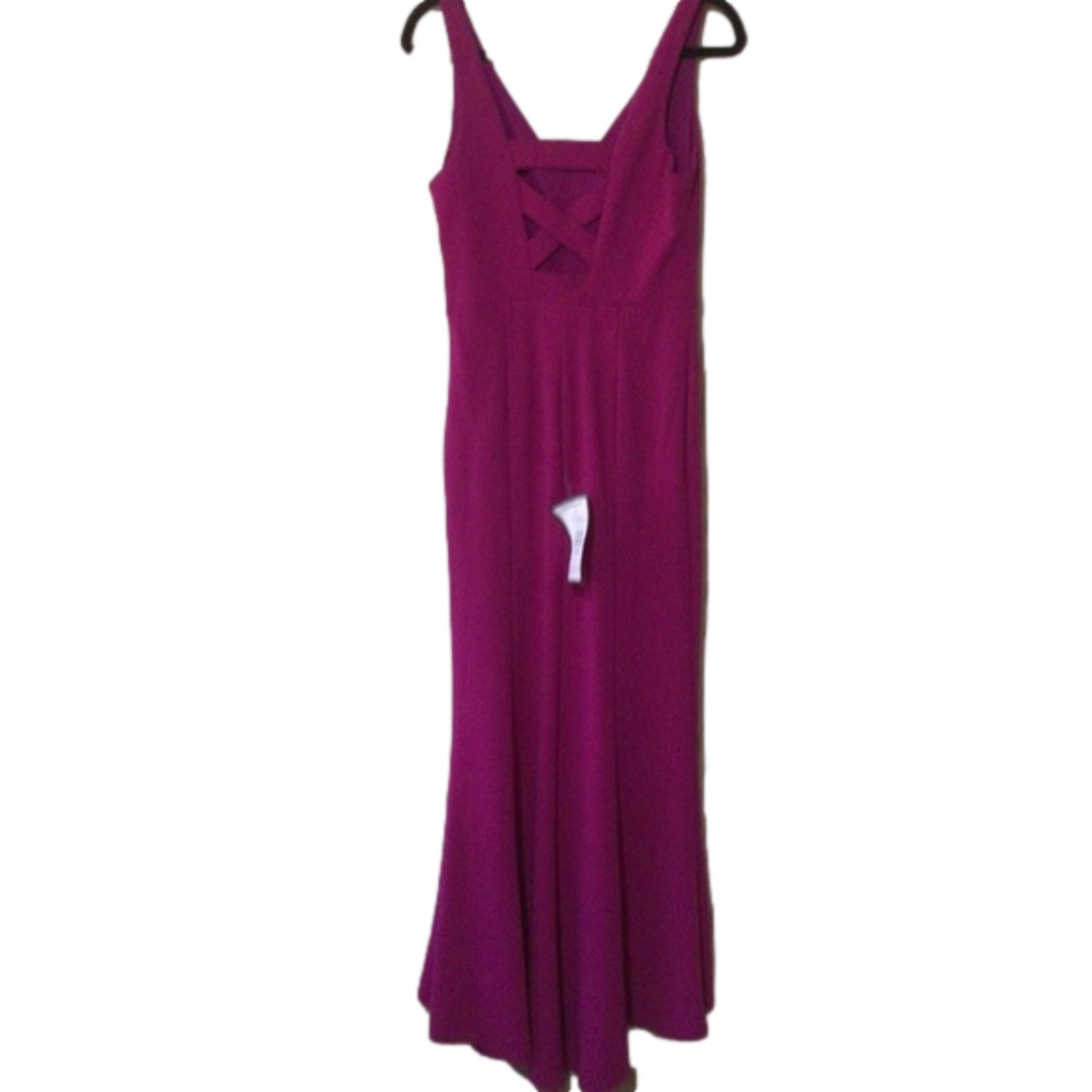 Jump Apparel Criss-Cross Back Side Slit Dress 9/10 - Picture 4 of 9